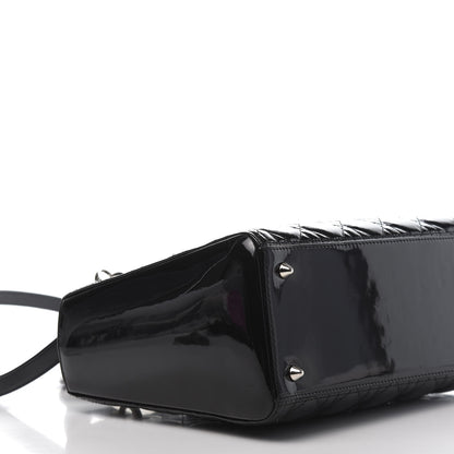 Christian Dior Patent Cannage Medium Lady Dior Black 7 of 12
