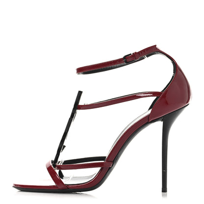 Saint Laurent Vernice Grupy Cassandra 100 Sandals 41 Hot Red 1 of 10