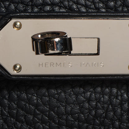 Hermes Taurillon Clemence Jypsiere 31 Black 7 of 20
