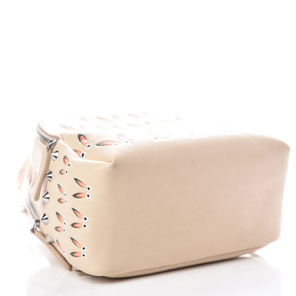 MCM Lambskin Star Eyed Bunny Mini Backpack Natural 4 of 12
