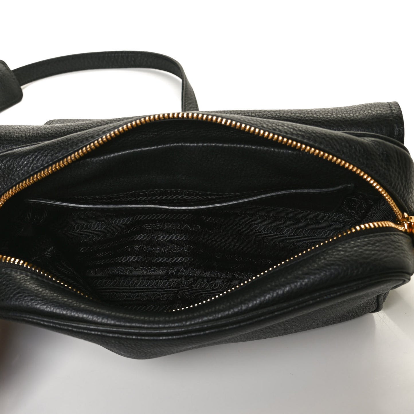 Vitello Phenix Crossbody Bag Black