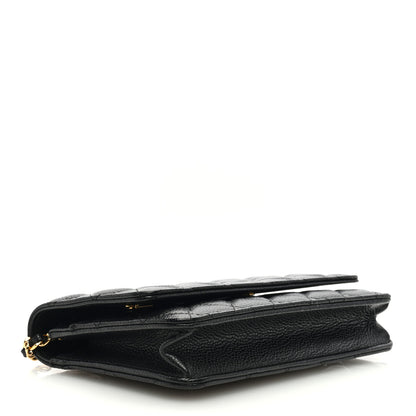 Chanel Caviar Quilted Wallet on Chain WOC Black 4 of 11