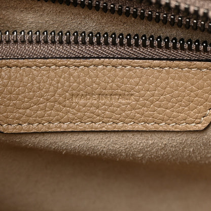Celine Drummed Calfskin Micro Luggage Dune 7 of 11
