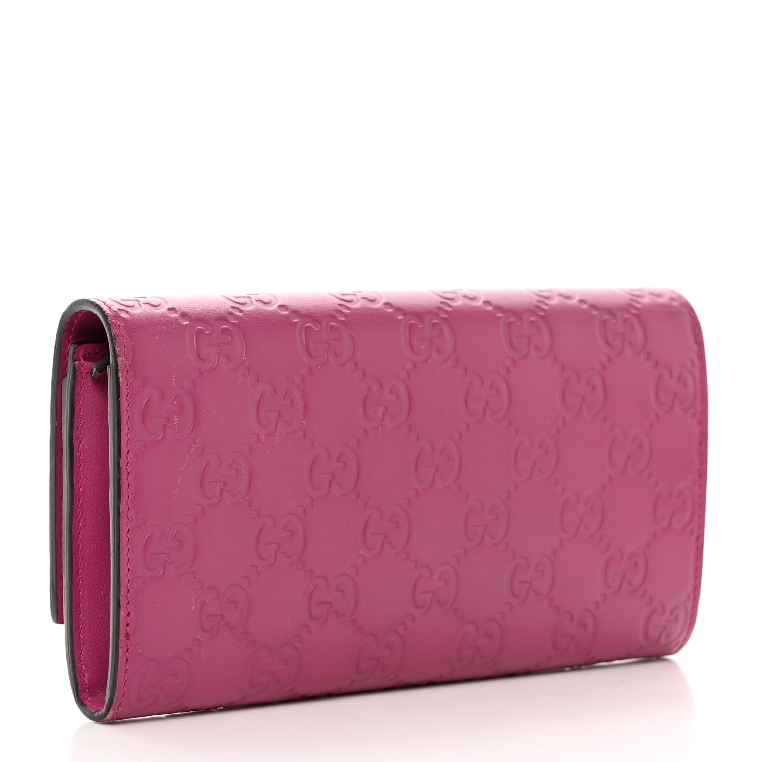 Gucci Guccissima Signature Bowy Continental Wallet Peonia Flower 3 of 10