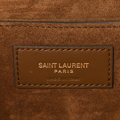 Saint Laurent Pony Hair Suede Leopard Print Medium Bellechasse Brown 6 of 10