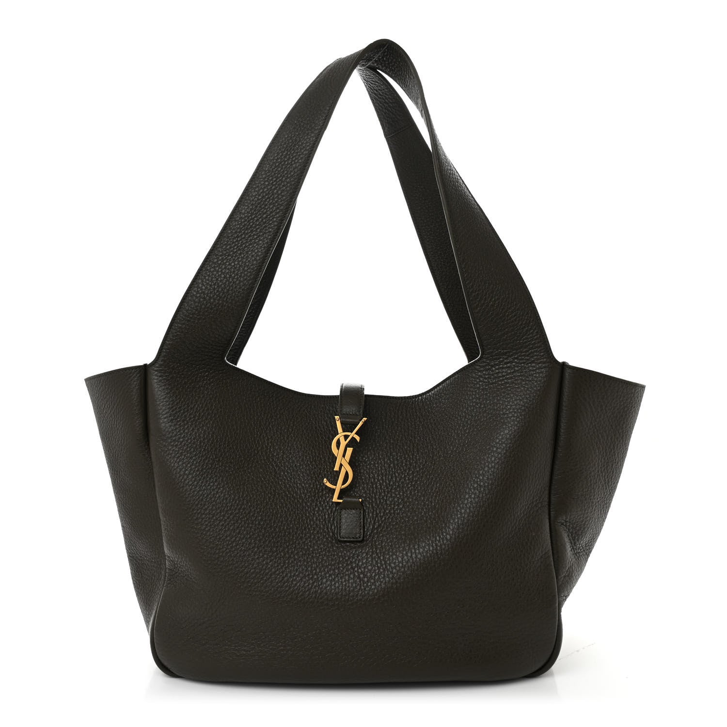 Saint Laurent Grained Deerskin Bea Tote Musk 1 of 10