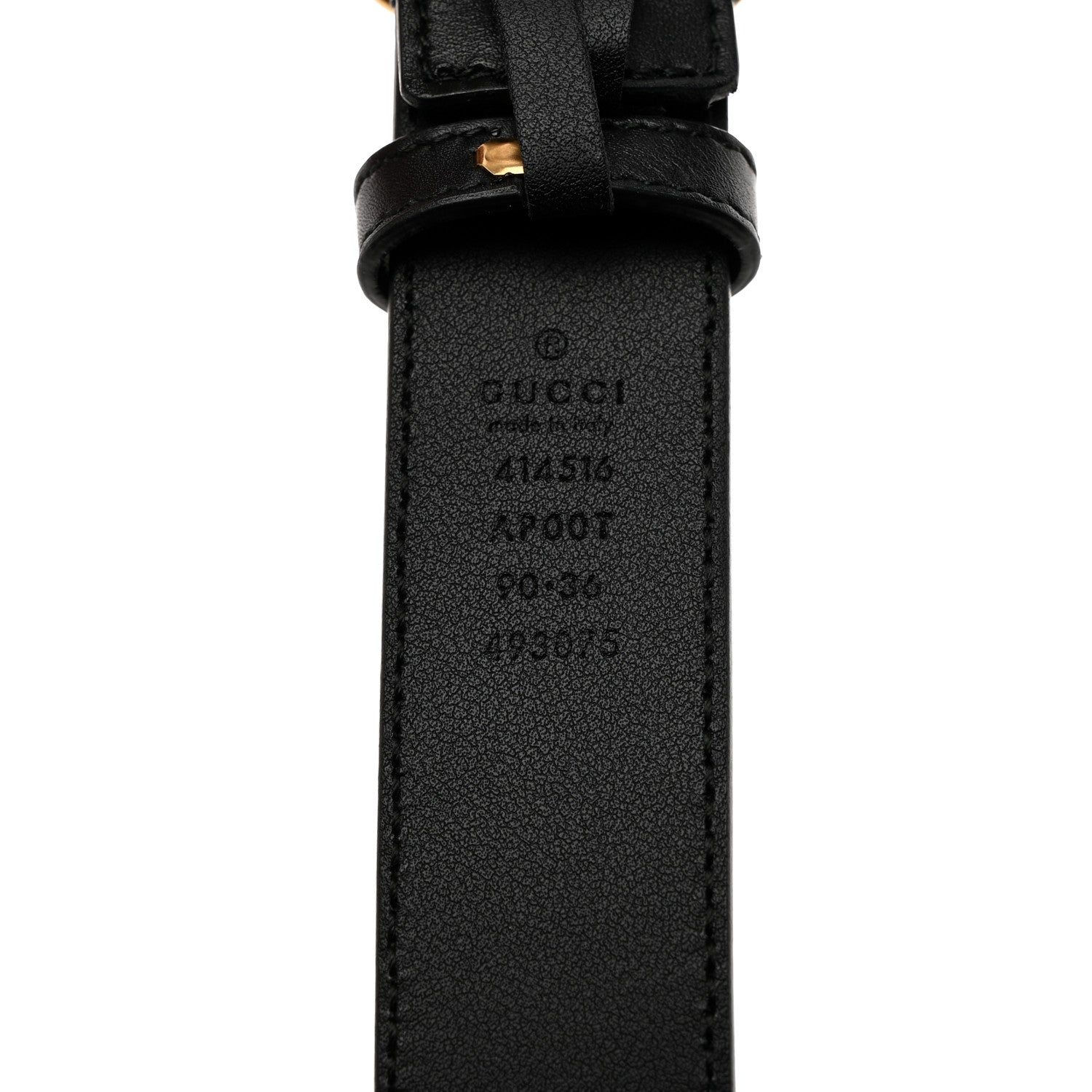 Gucci Moon Calfskin Double G 30mm Belt 90 36 Black 5 of 5