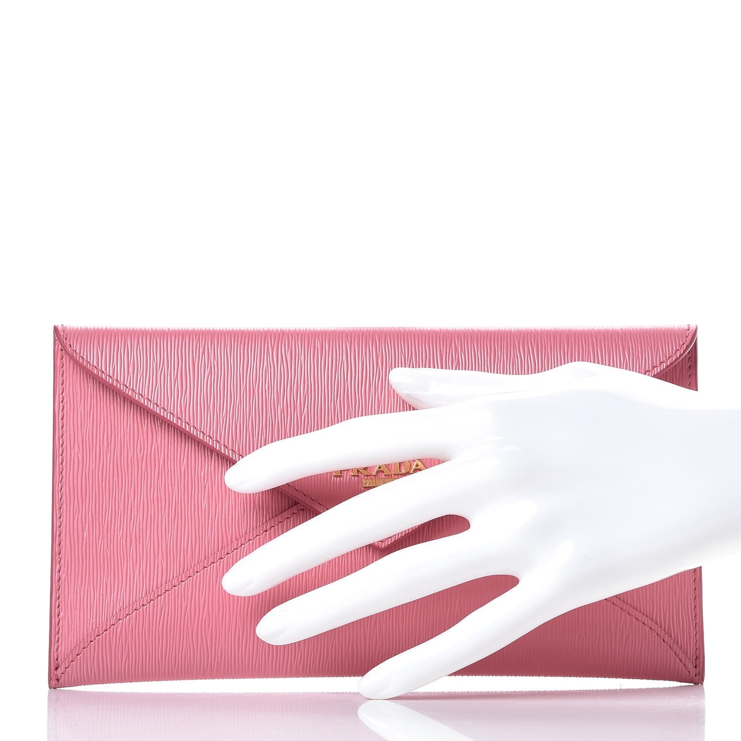 Prada Vitello Move Envelope Wallet Geranio 2 of 8