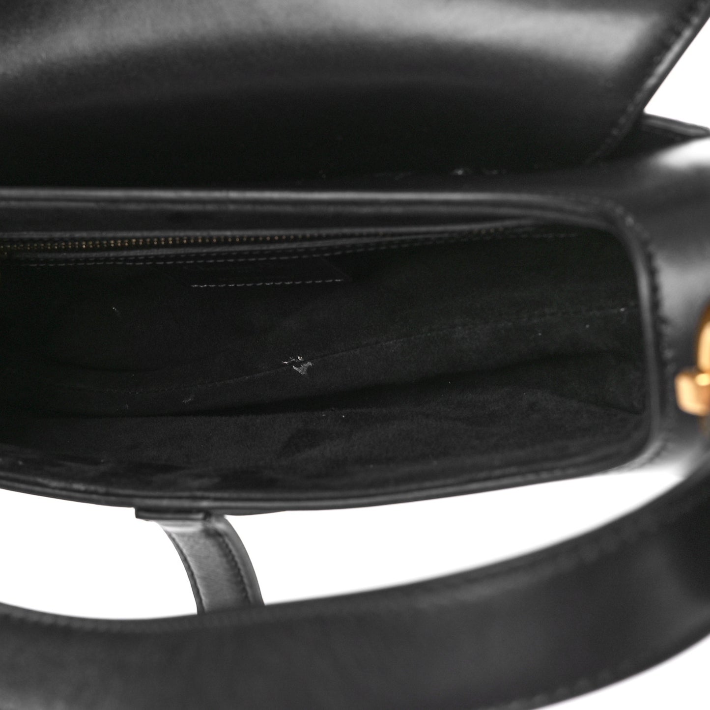 Calfskin Saddle Bag Black