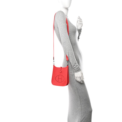 Hermes Taurillon Clemence Evelyne TPM Rose Texas Rose Jaipur 2 of 11