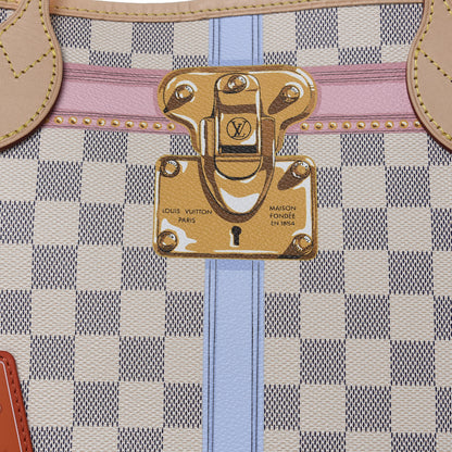 Louis Vuitton Damier Azur Summer Trunks Neo Neverfull MM 11 of 11