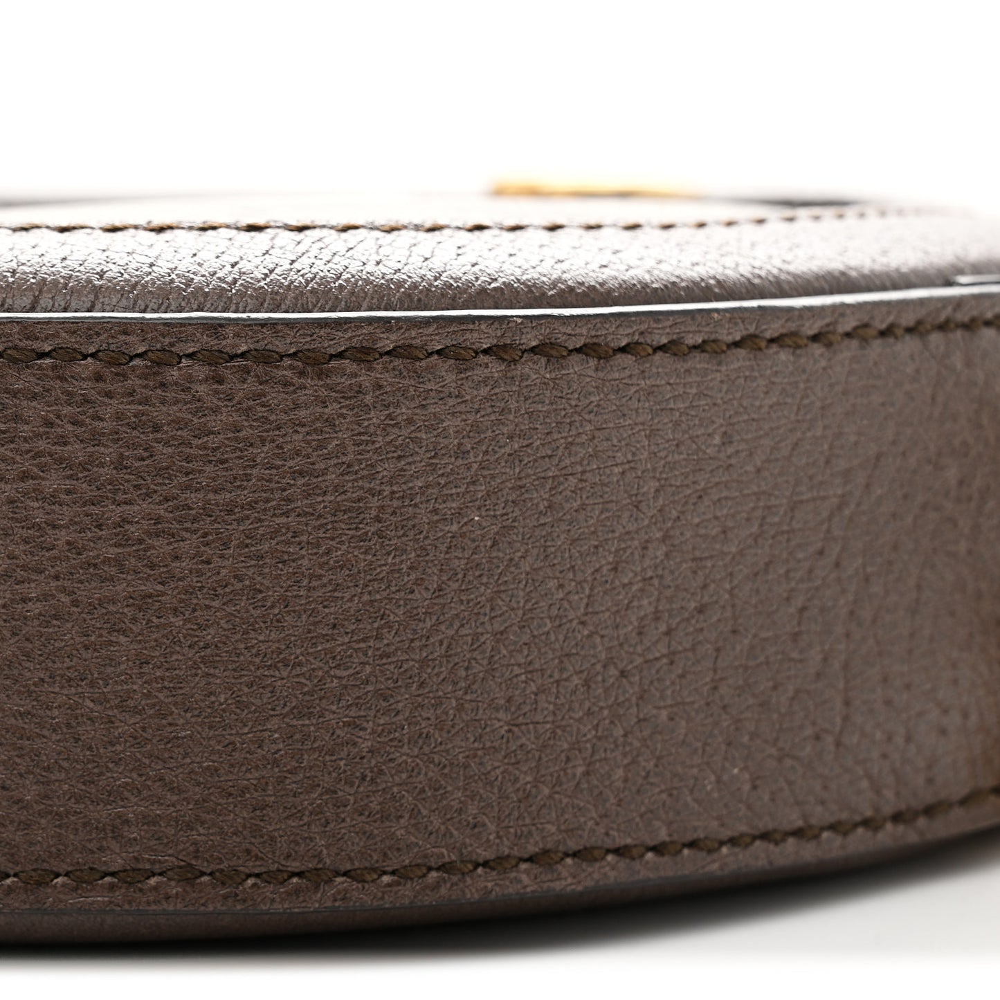 GG Supreme Monogram Web Mini Ophidia Round Shoulder Bag Brown