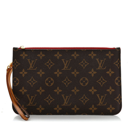Louis Vuitton Monogram Neverfull MM GM Pochette Pivoine 1 of 15