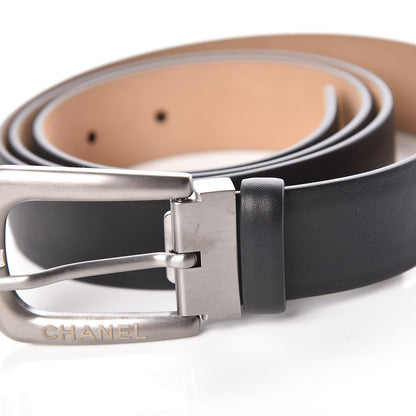 Chanel Lambskin Belt 95 38 Black 3 of 9