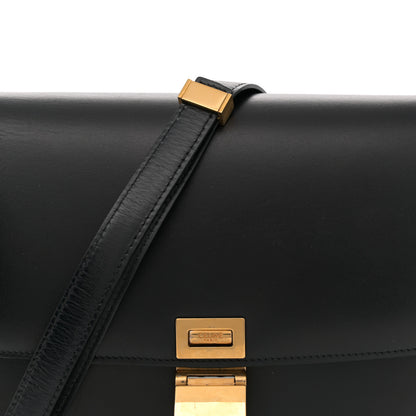 Celine Box Calfskin Medium Classic Box Flap Bag Black 8 of 14