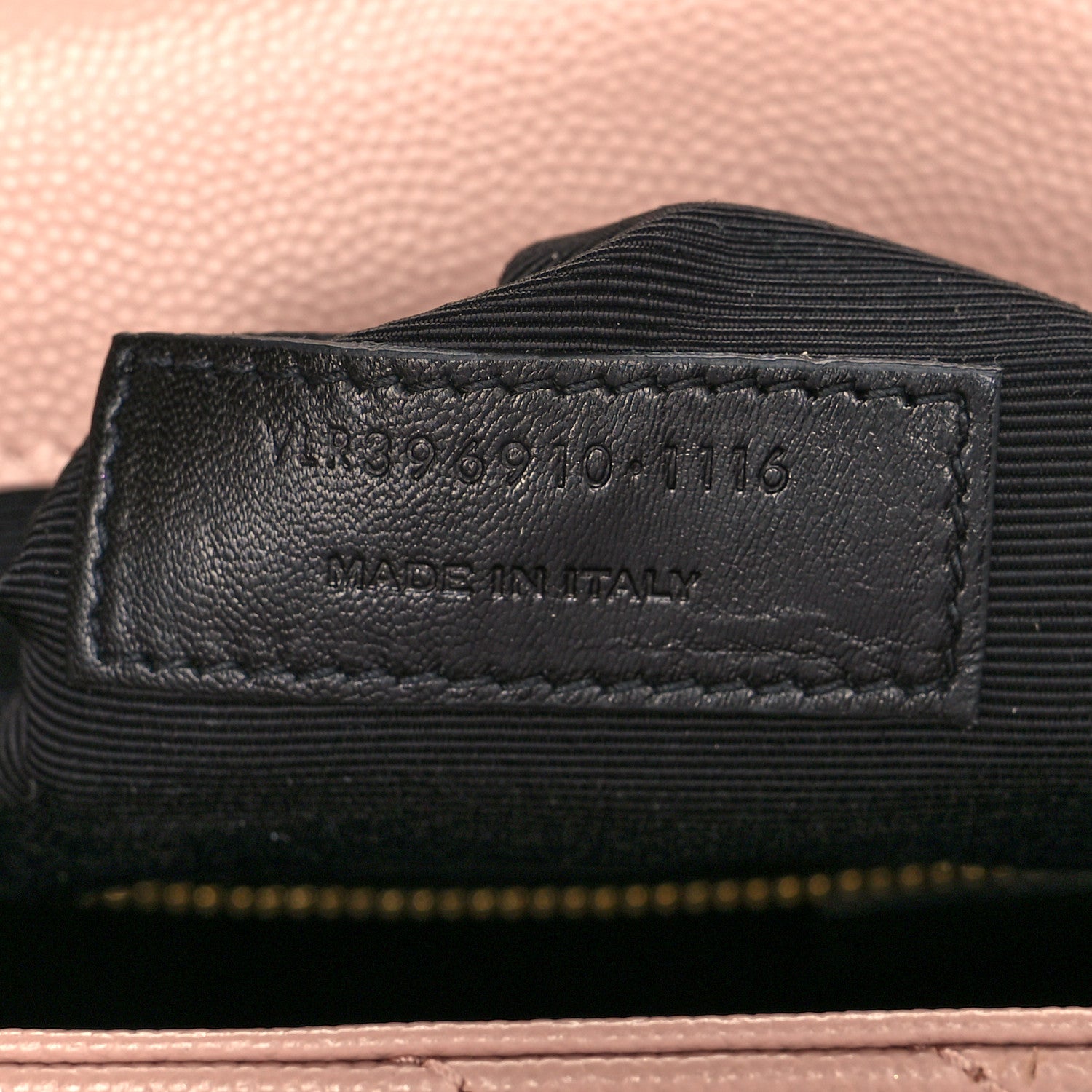 Saint Laurent Grain De Poudre Matelasse Chevron Large Monogram Satchel Pale Pink 7 of 11