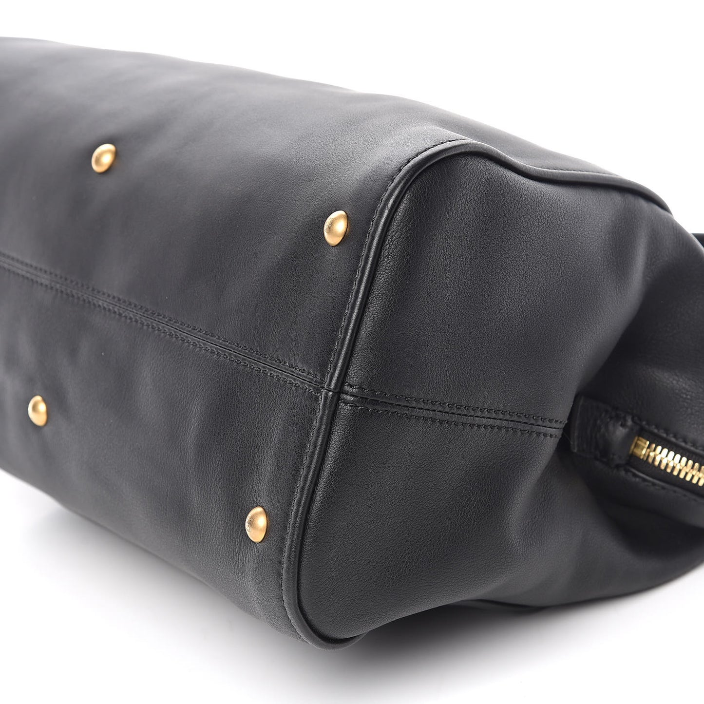 Vitello Dolce Marmol Large Chameleon Tote Black