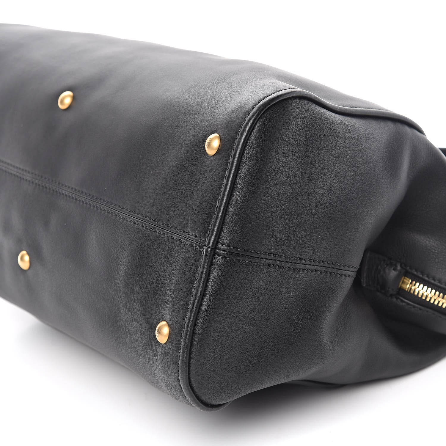 Fendi Vitello Dolce Marmol Large Chameleon Tote Black 10 of 13