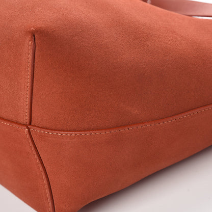 Mansur Gavriel Suede Bucket Bag Brick 14 of 14