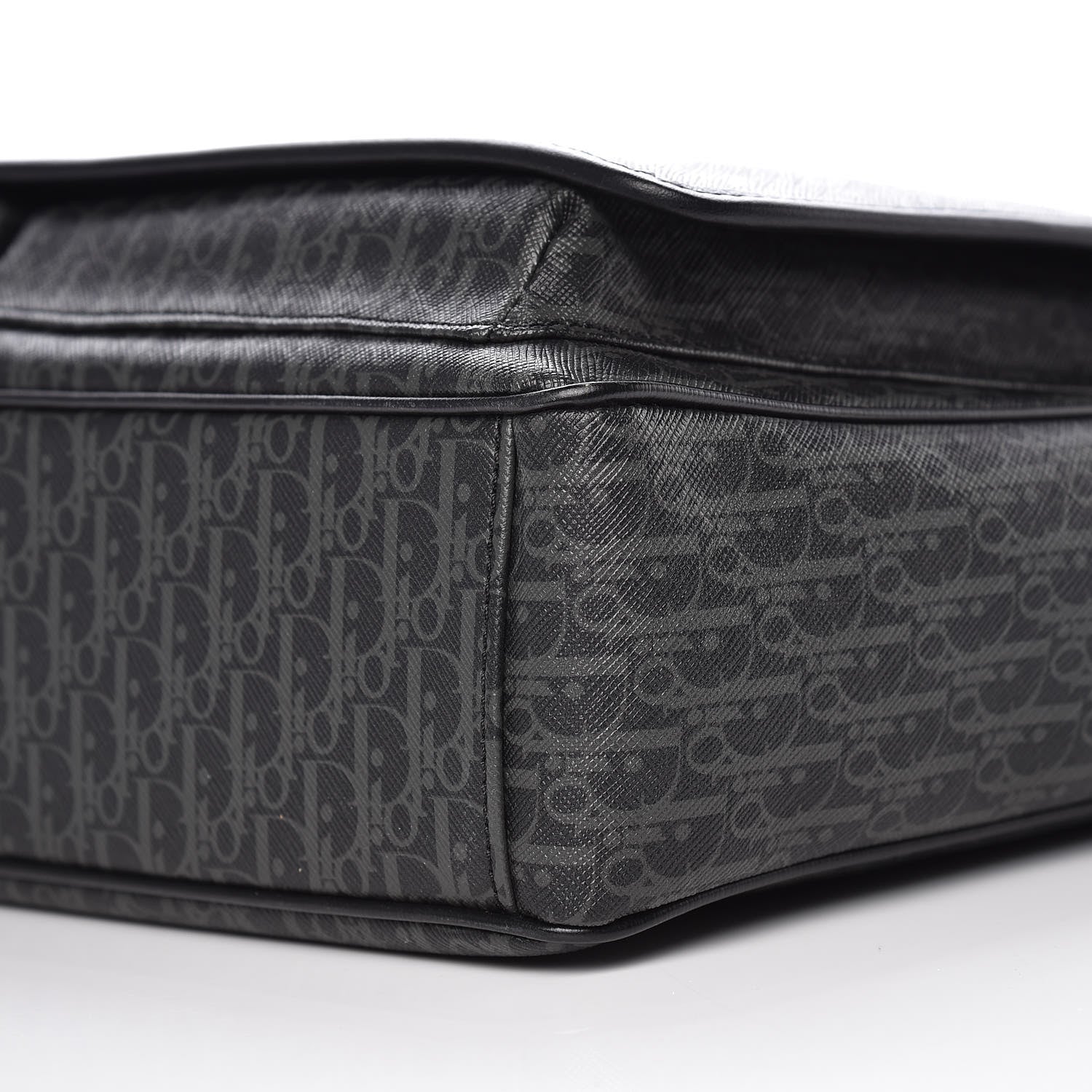 Christian Dior HOMME Monogram Coated Canvas Messenger Grise 9 of 9