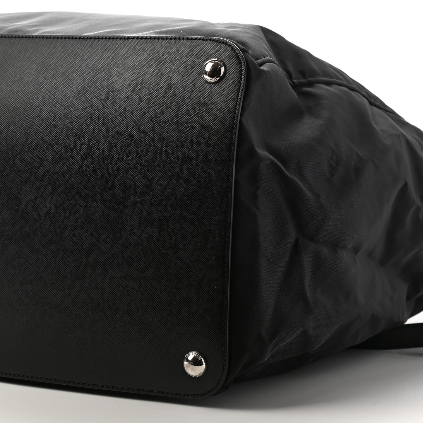 Tessuto Nylon Saffiano Weekender Black