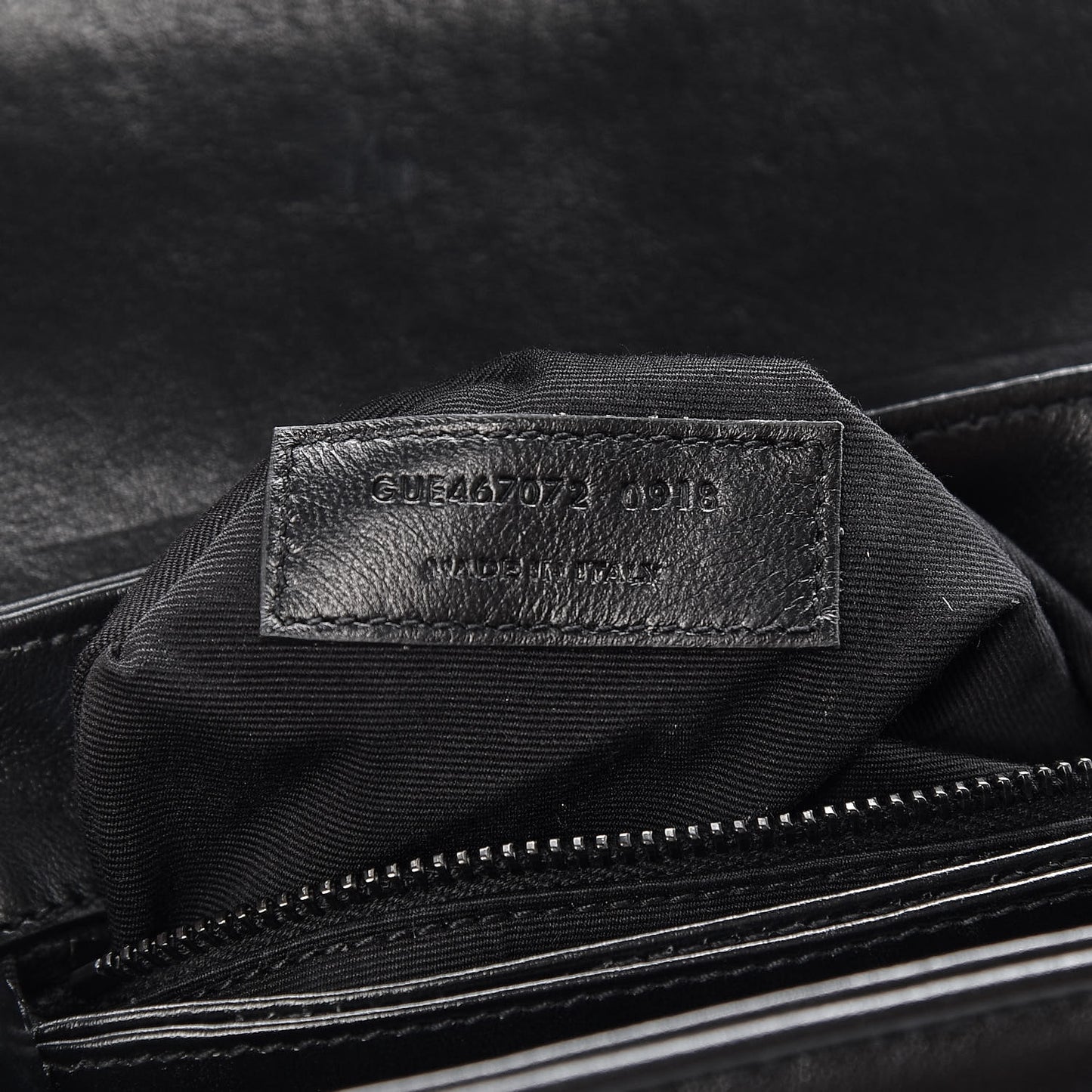 Calfskin Y Quilted Monogram Toy Loulou Crossbody Bag Black
