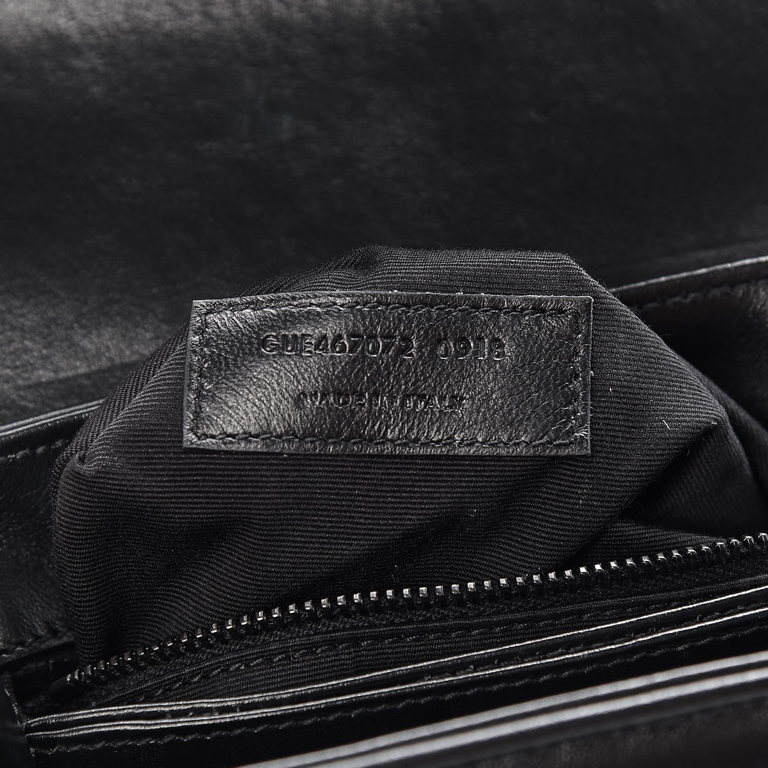Saint Laurent Calfskin Y Quilted Monogram Toy Loulou Crossbody Bag Black 8 of 11