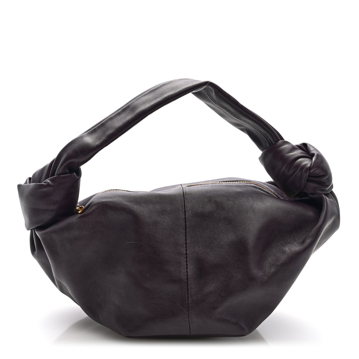 Bottega Veneta Calfskin Mini Double Knot Hobo Barolo 1 of 10