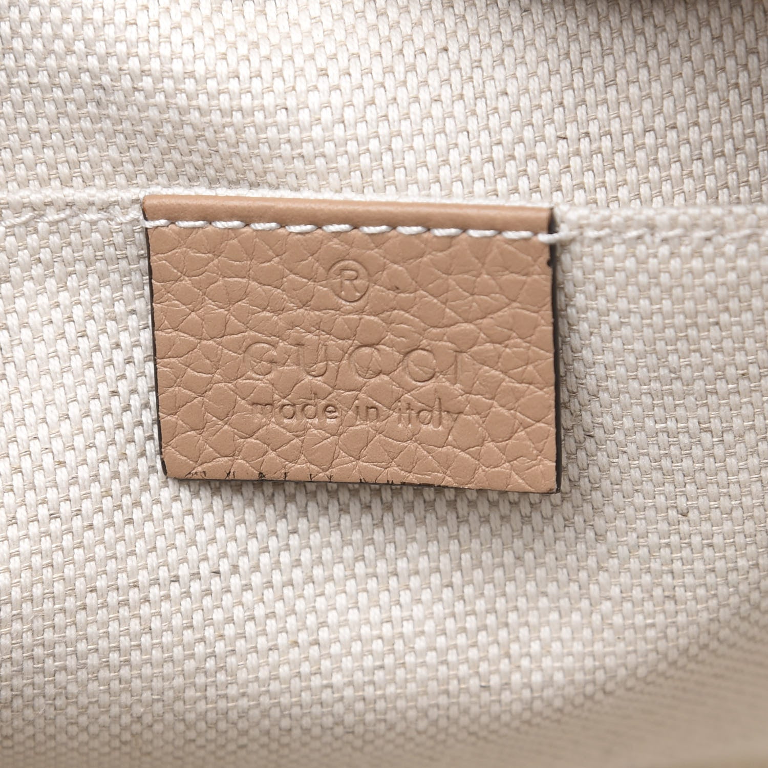 Gucci Pebbled Calfskin Small Soho Disco Bag Rose Beige 5 of 10