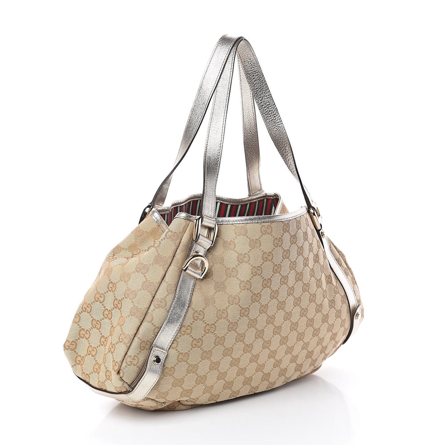 Monogram Medium Abbey Shoulder Bag Gold