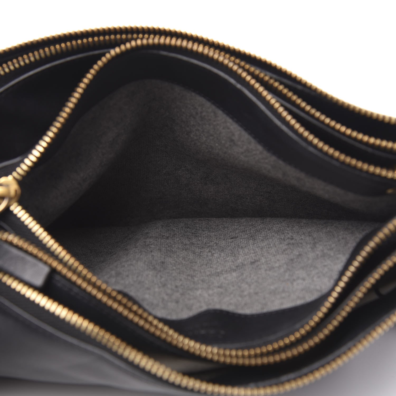 Celine Goatskin Large Trio Crossbody Bag Black 5 of 13