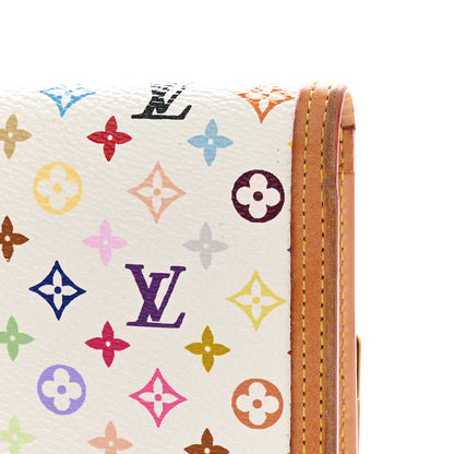 Louis Vuitton Monogram Multicolor Porte Tresor International Wallet White 13 of 13