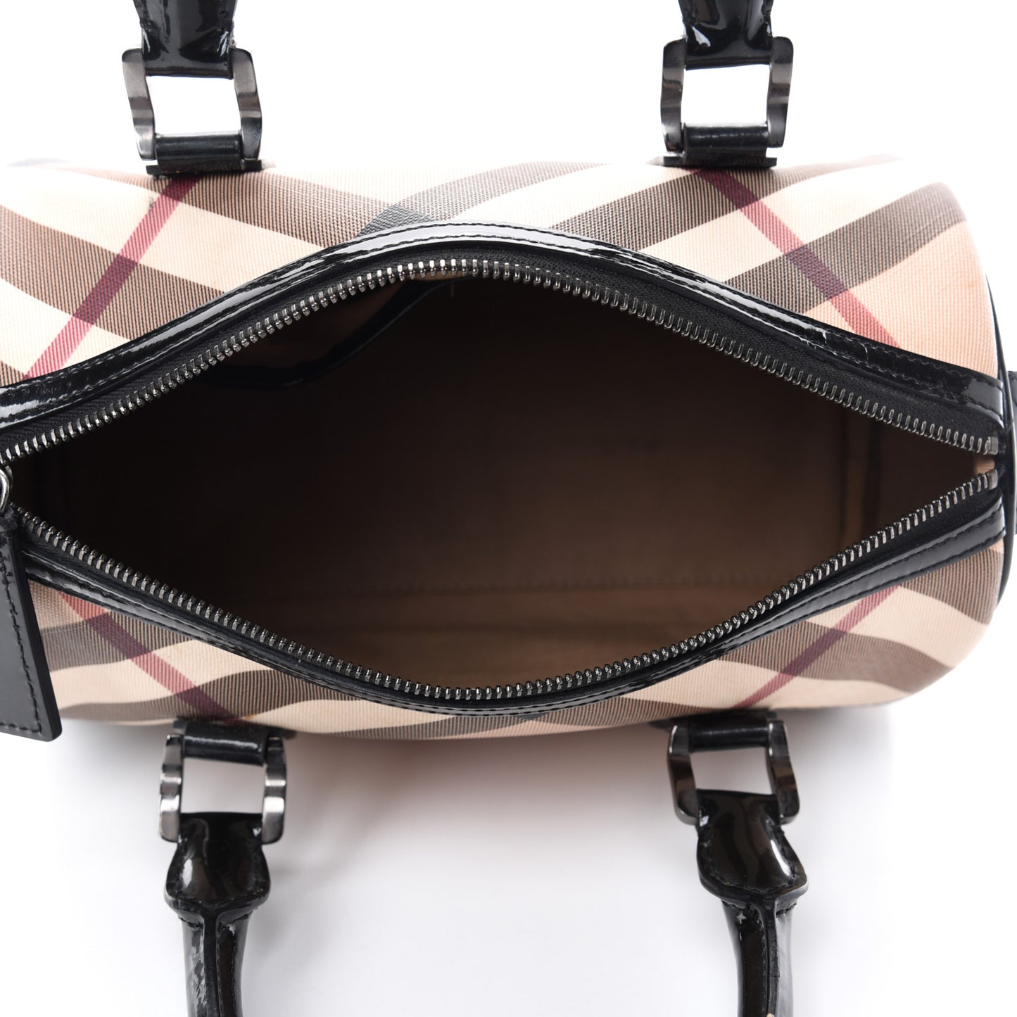 Nova Check Small Chester Bowling Bag Black