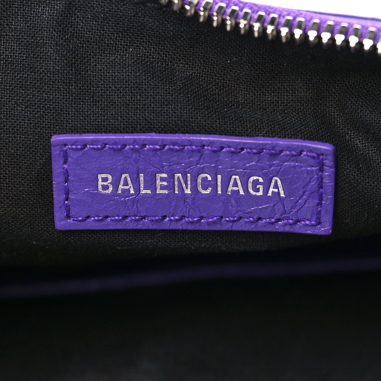 Balenciaga Agneau Arena Le Cagole Shoulder Bag XS Purple 5 of 6