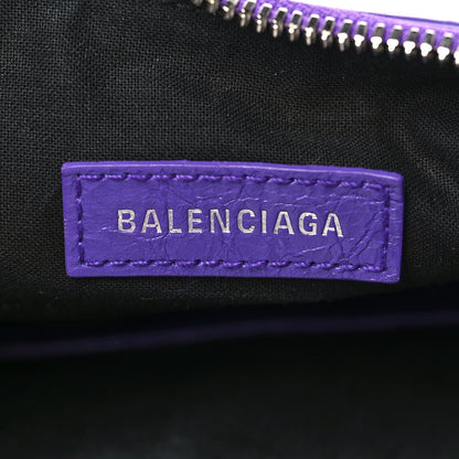 Balenciaga Agneau Arena Le Cagole Shoulder Bag XS Purple 5 of 6