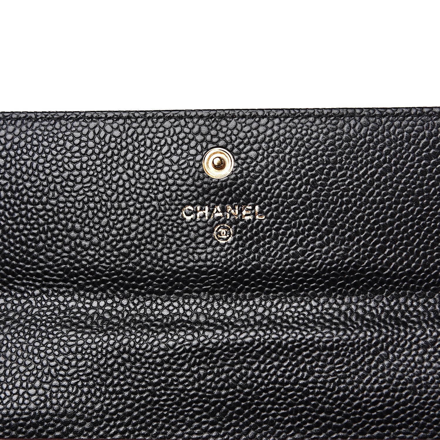 Chanel Caviar Quilted Large Gusset Flap Wallet Black 5 of 9