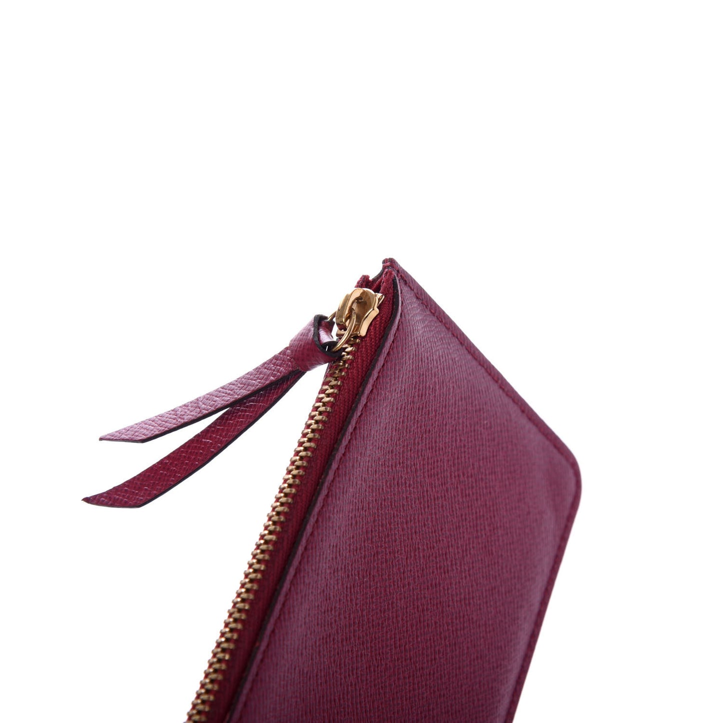 Calfskin Jeanne Wallet Zippered Insert Fuchsia