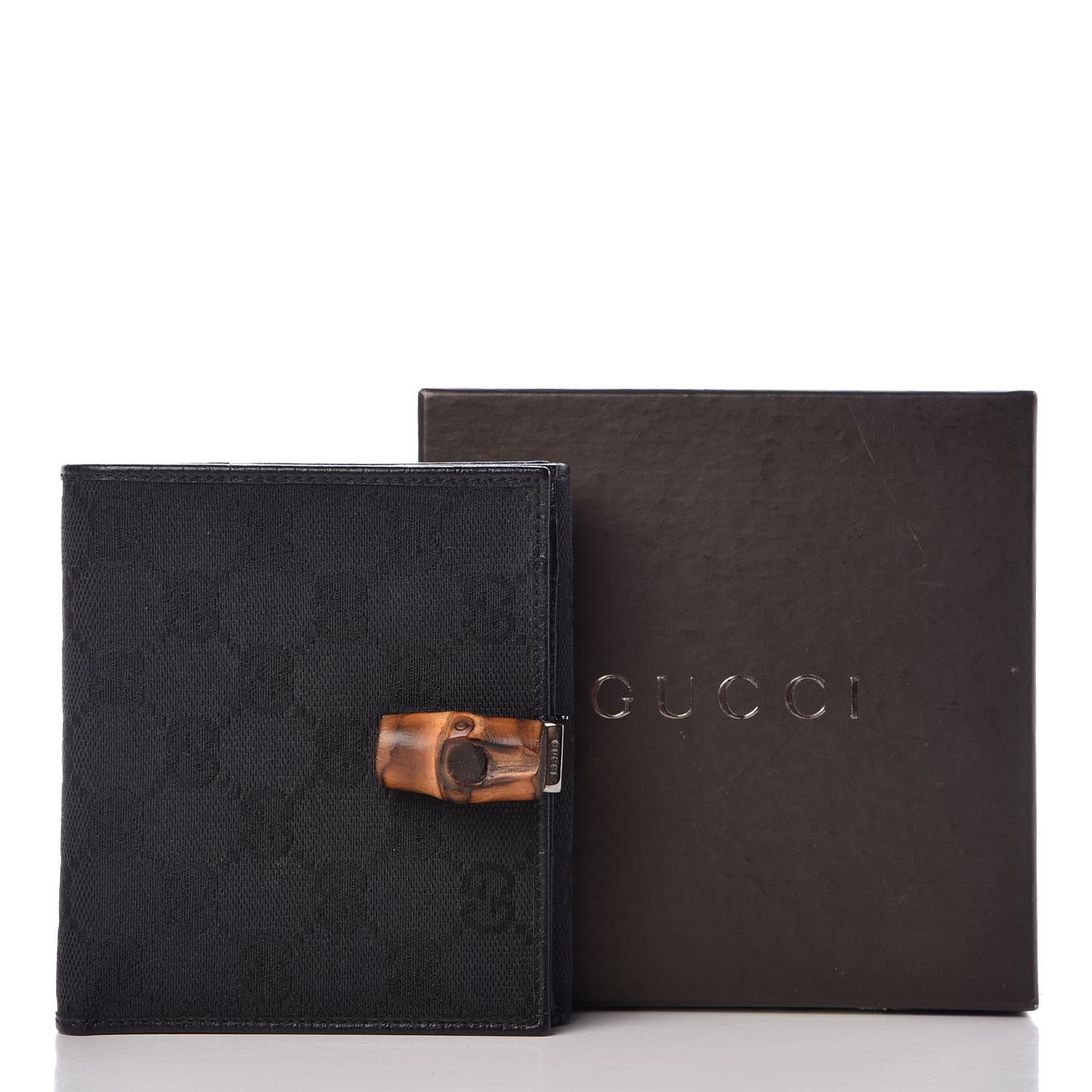 Monogram Bamboo Wallet Black