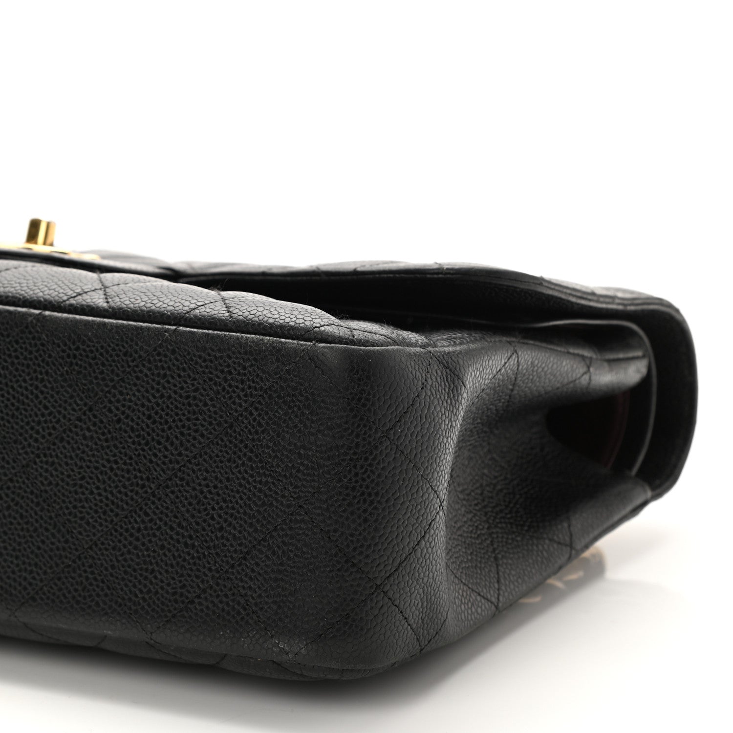 Chanel Caviar Quilted Jumbo Double Flap Black 10 of 12