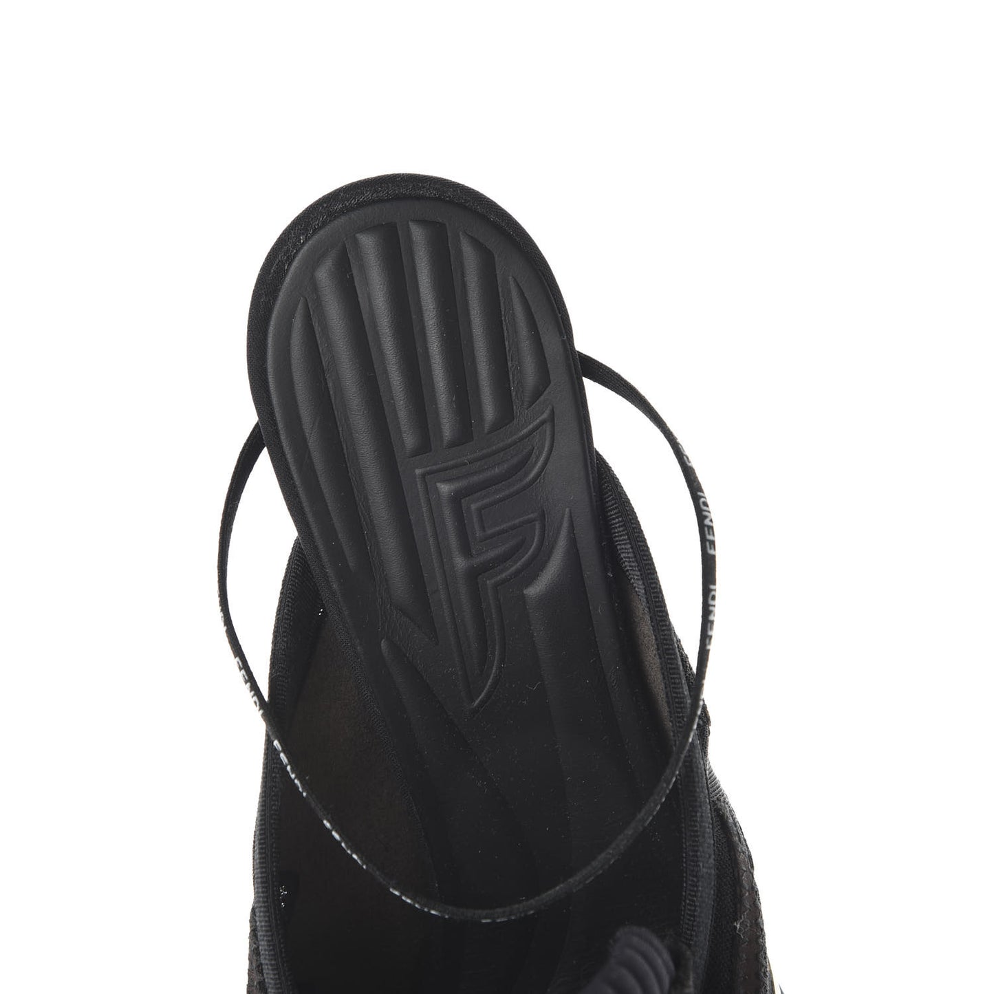 Technical Mesh FF FFreedom Patchwork 105 Peep Toe Sandals 38 Tobacco Black Asfalto