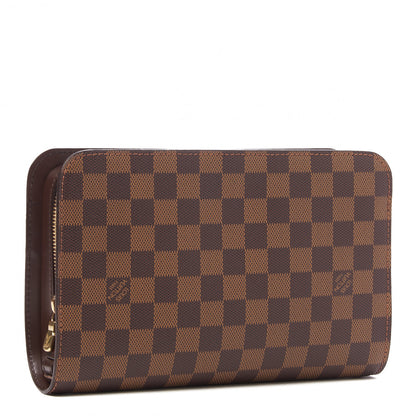 Louis Vuitton Damier Ebene Pochette Saint Louis Clutch 2 of 7
