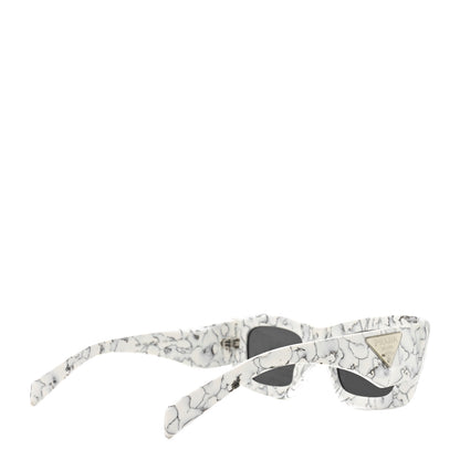Prada Acetate Symbole Sunglasses SPR 13Z White Marble 4 of 7