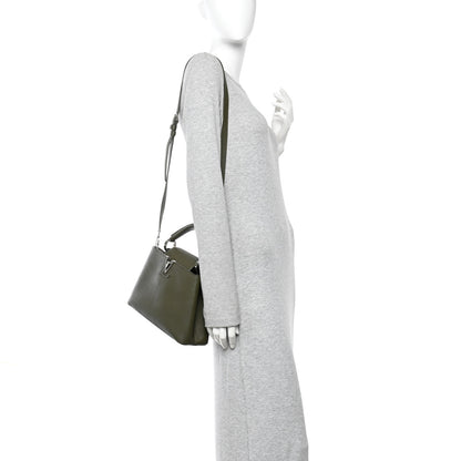 Louis Vuitton Taurillon Capucines BB Khaki 2 of 9