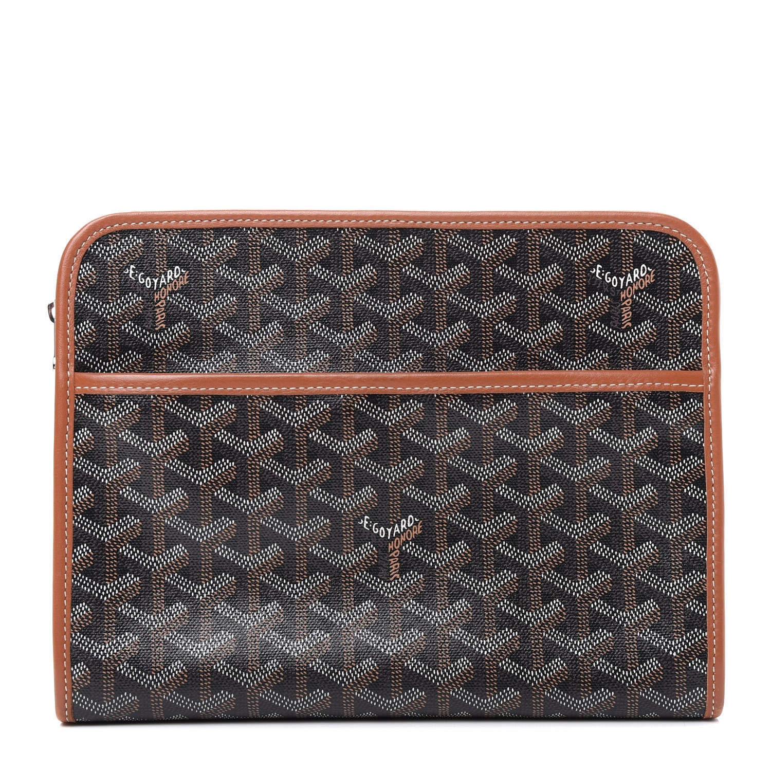 Goyard Goyardine Jouvence MM Toiletry Pouch Black Gold 1 of 6