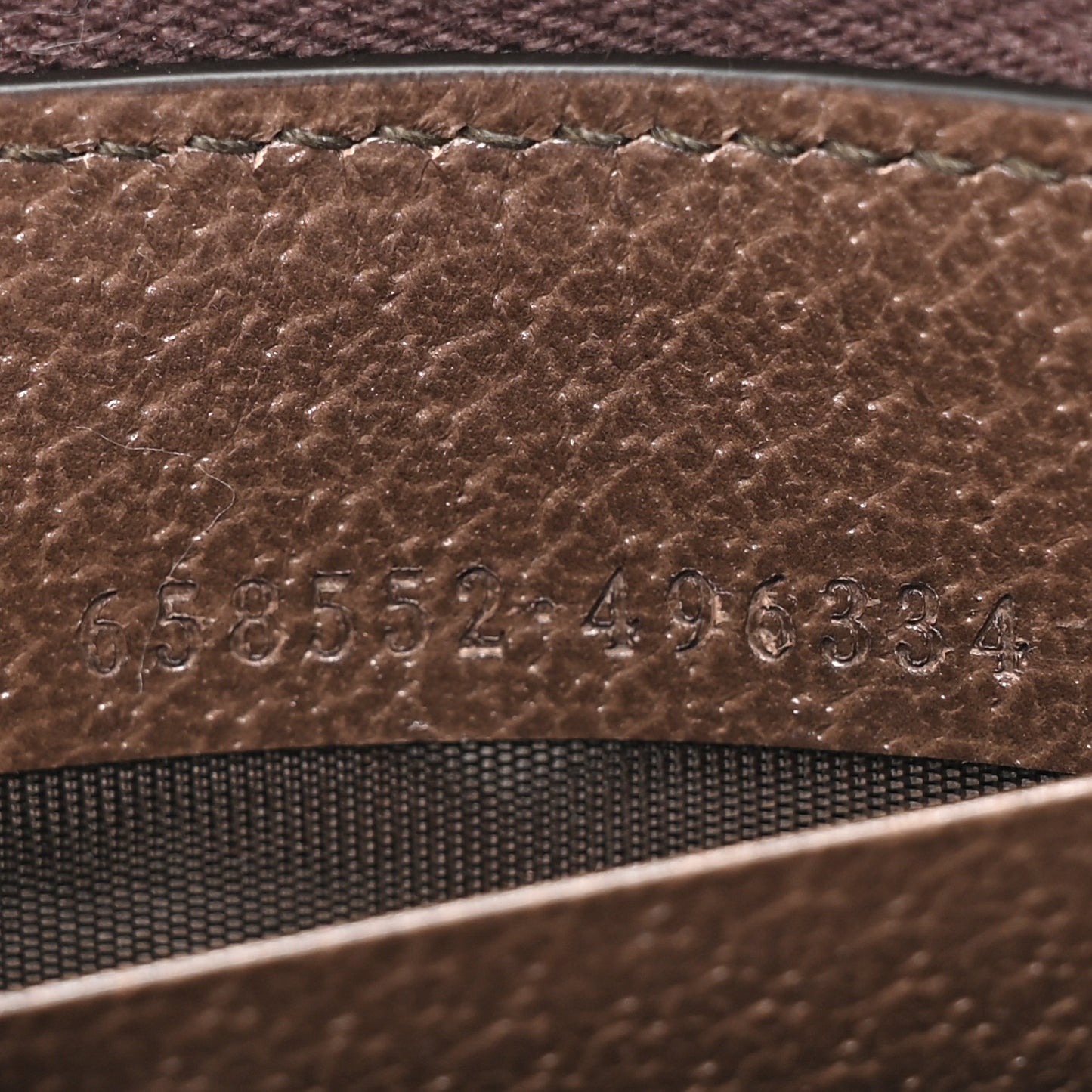 GG Supreme Monogram Textured Dollar Calfskin Web Ophidia Zip Around Card Case Wallet Beige Ebony New Acero