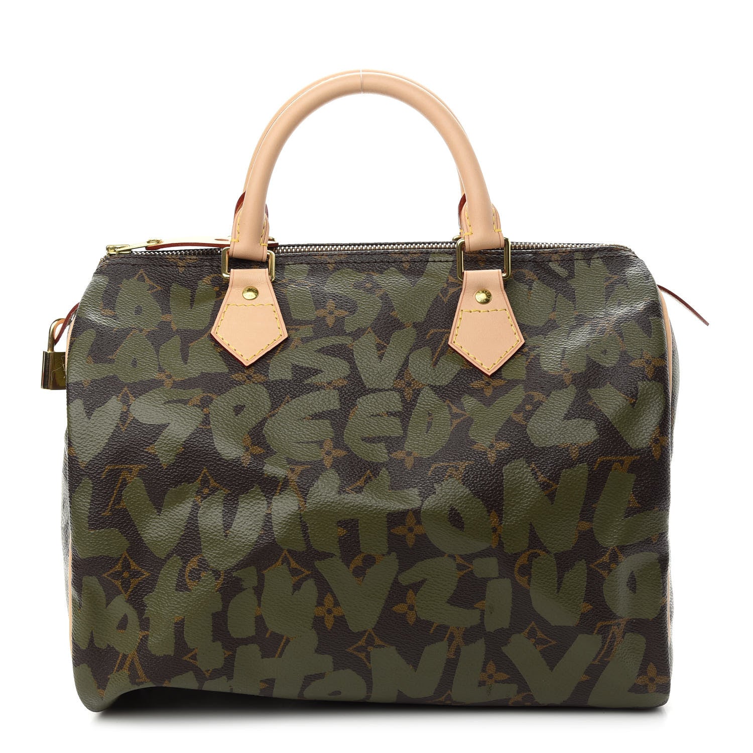 Louis Vuitton Monogram Graffiti Speedy 30 Kaki 1 of 9