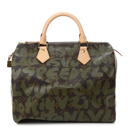 Louis Vuitton Monogram Graffiti Speedy 30 Kaki 1 of 9