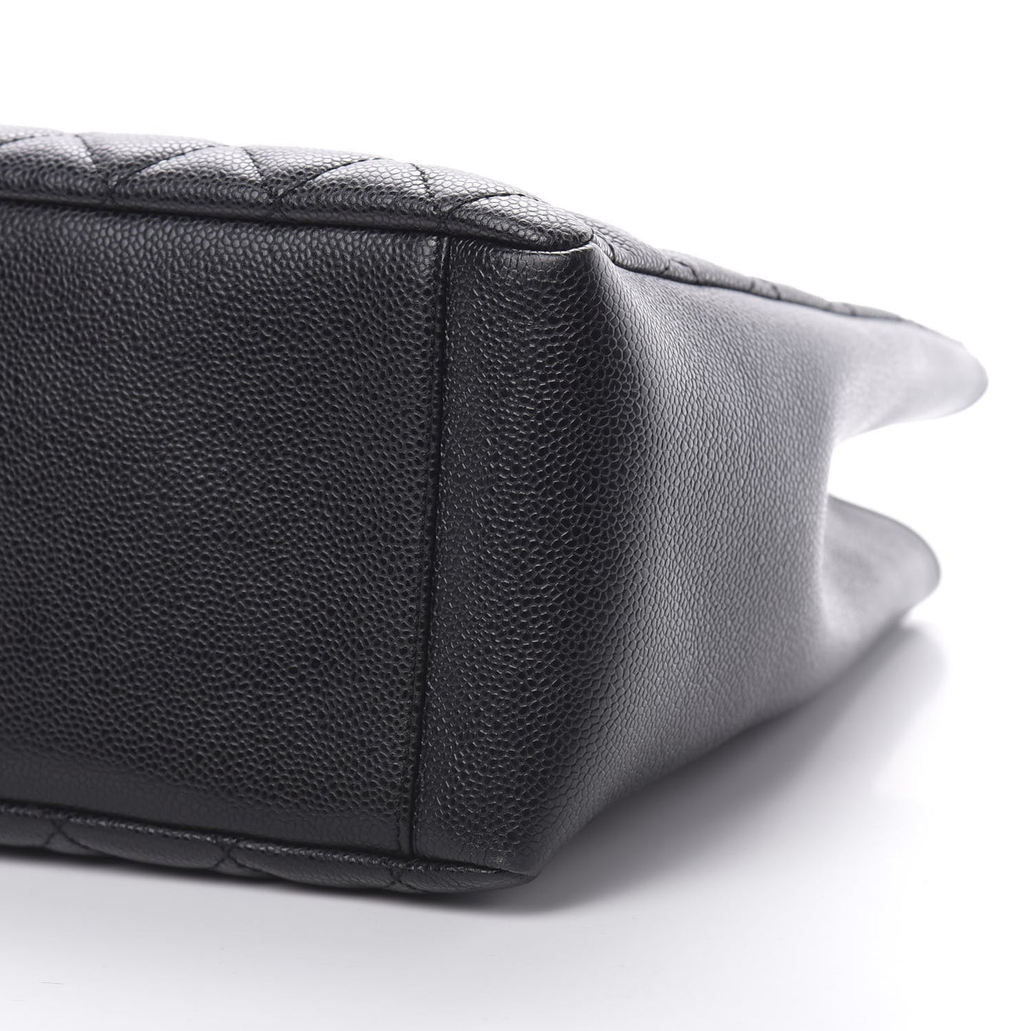 Caviar Quilted Grand Shopping Tote GST Black