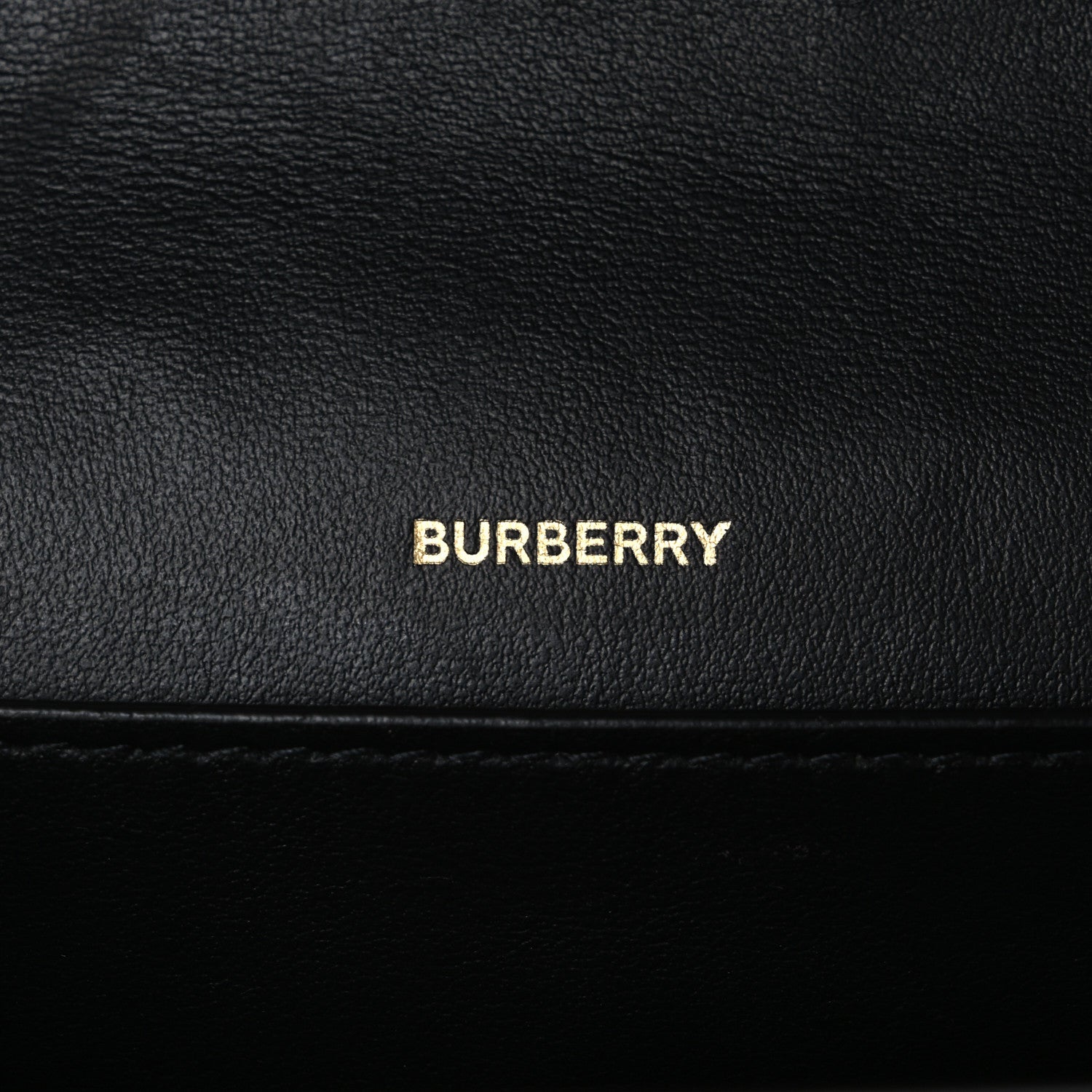 Burberry Calfskin Mini Vintage Check Note Bag Black 5 of 10