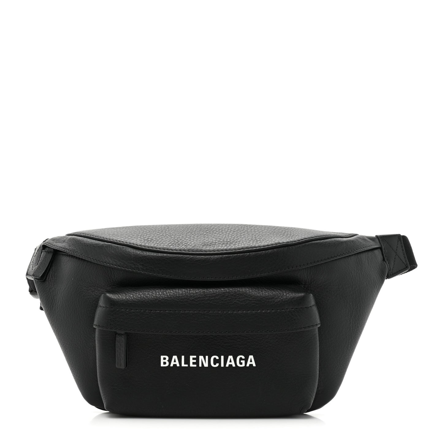 Smooth Calfskin Logo Large Everyday Beltpack Black White